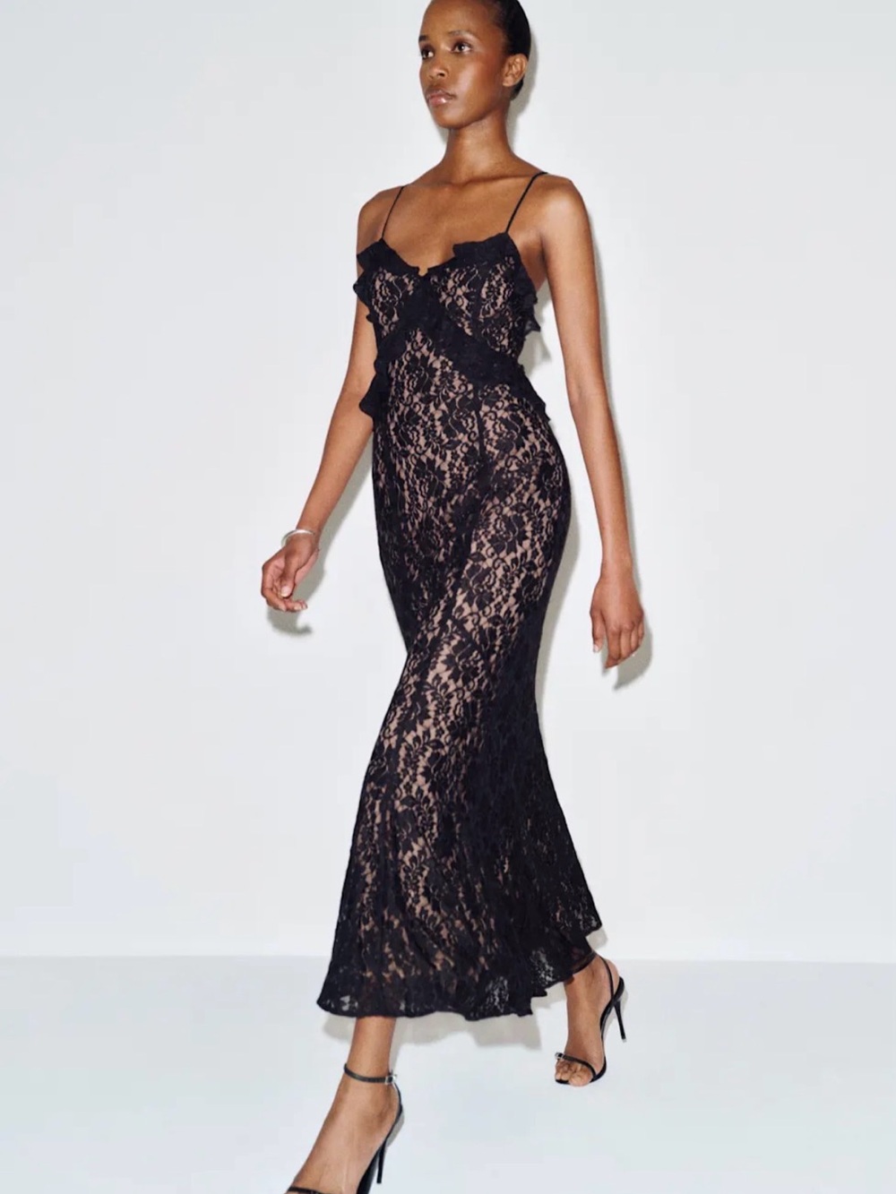 REFORMATION Maricela Dress in Black 2